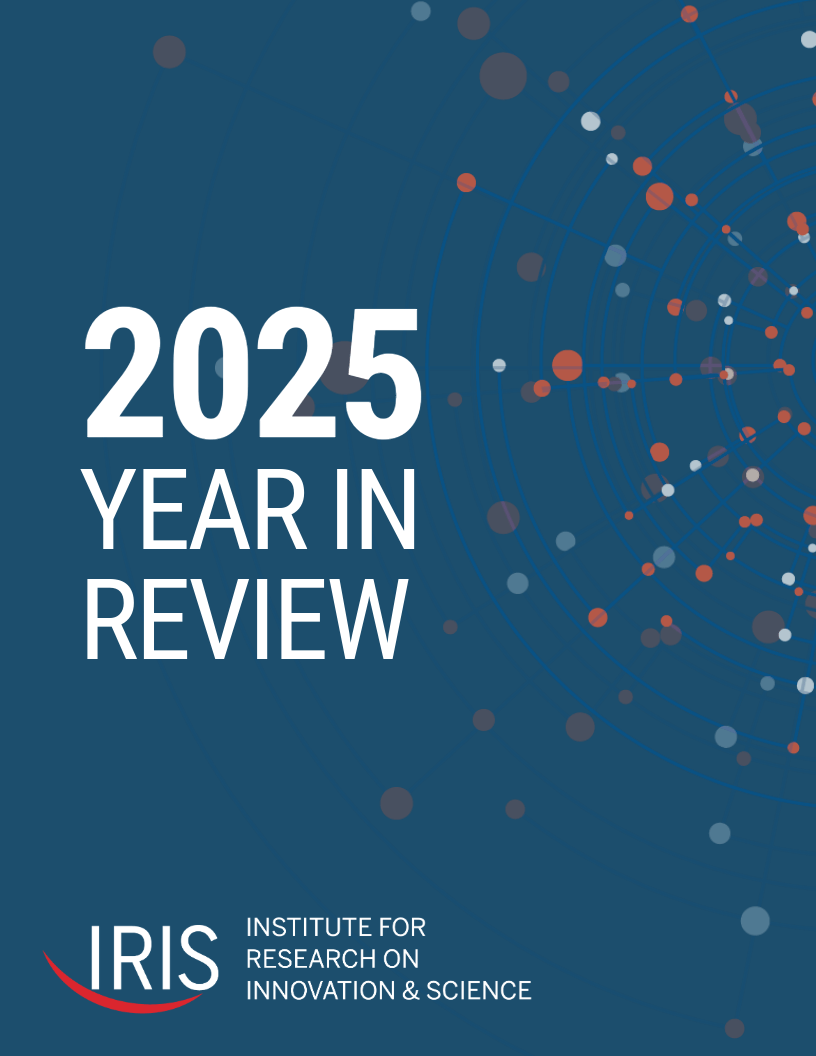 Cover image of the IRIS's 2025 Year in Review document